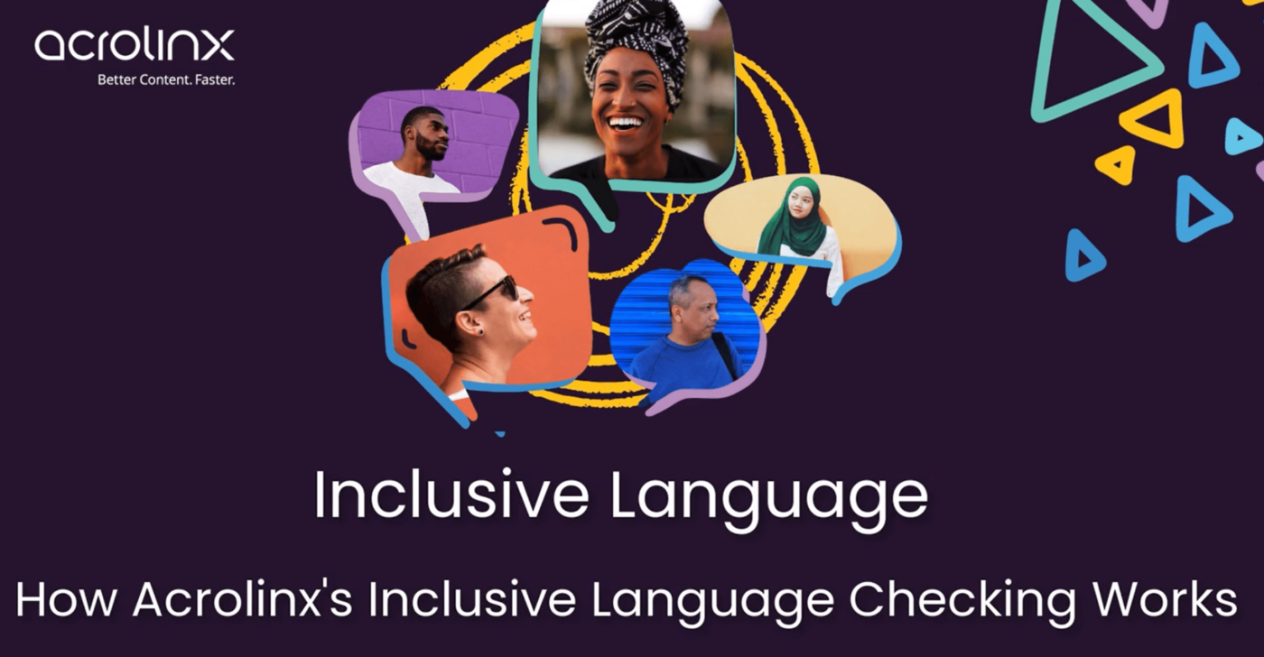 The Acrolinx Inclusive Language Demo