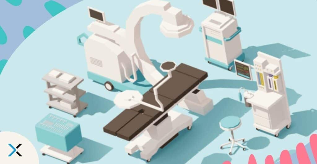 Med-tech equipment for enhancing medical content marketing.