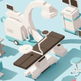 Med-tech equipment for enhancing medical content marketing.