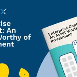 Enterprise content an asset worthy of investment