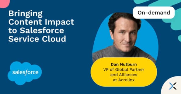 Bringing content impact to salesforce service cloud