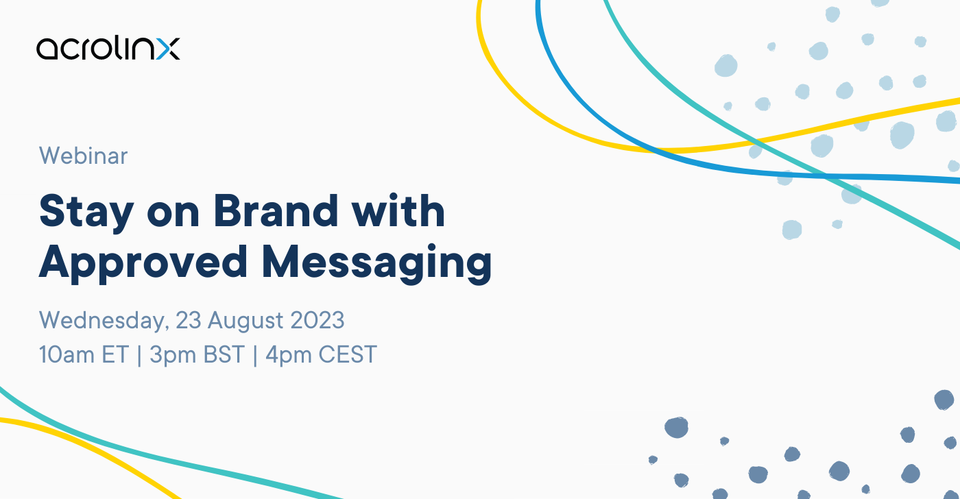 Stay on Brand with Approved Messaging