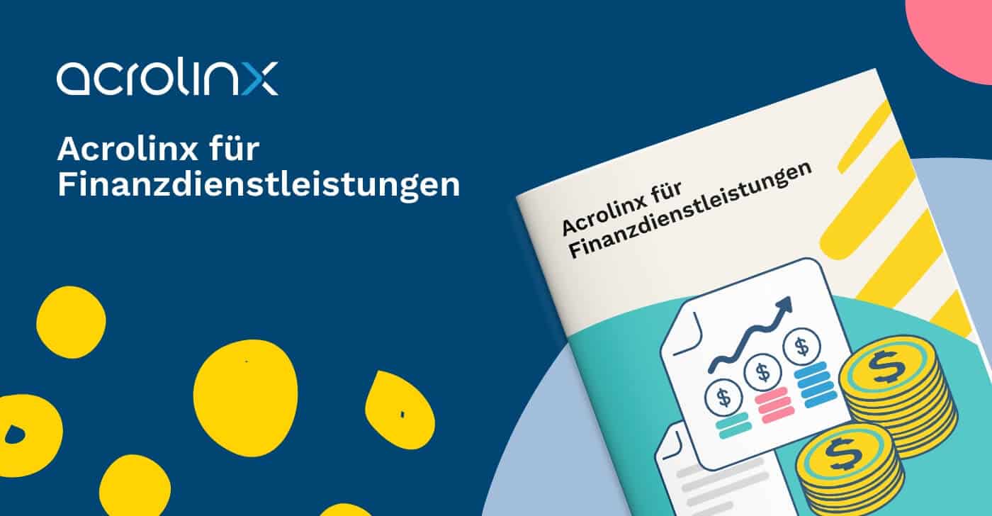 Acrolinx fuer finanzdienstleistungen
