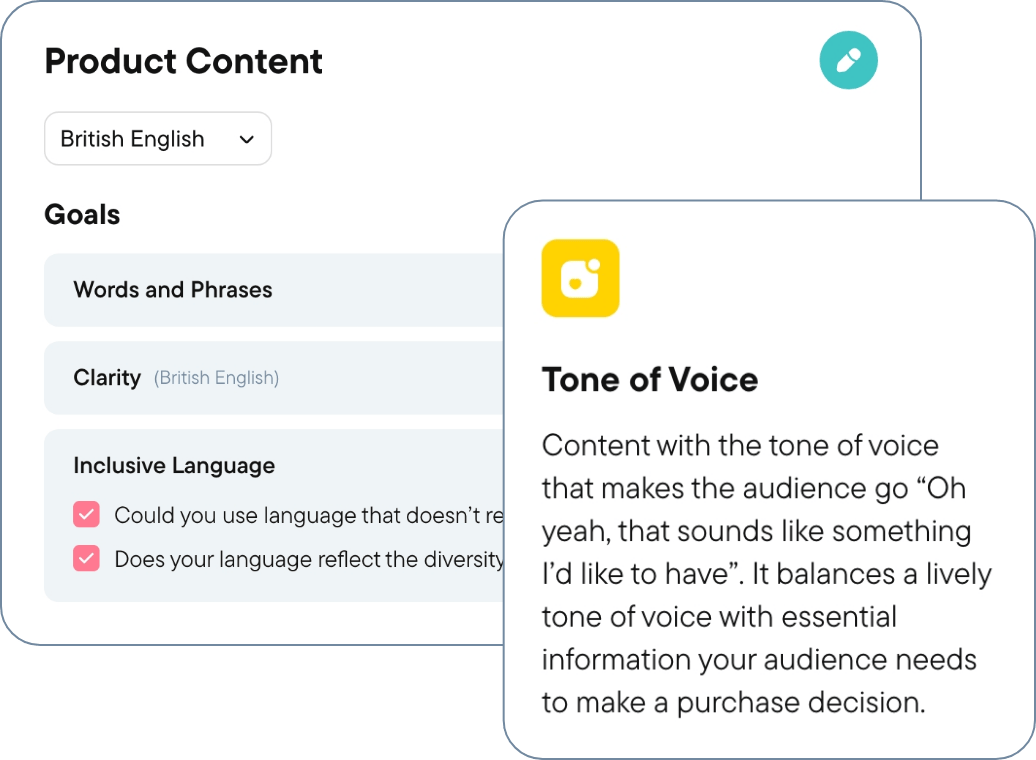 Tone of voice