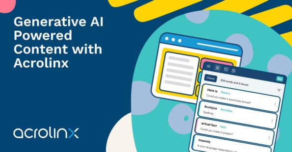 Generative ai powered content with acrolinx