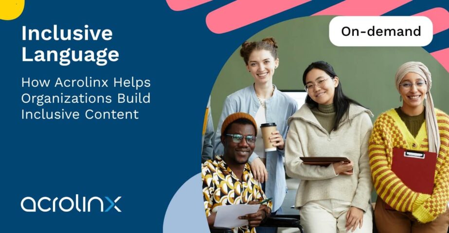 Inclusive Language With Acrolinx Acrolinx