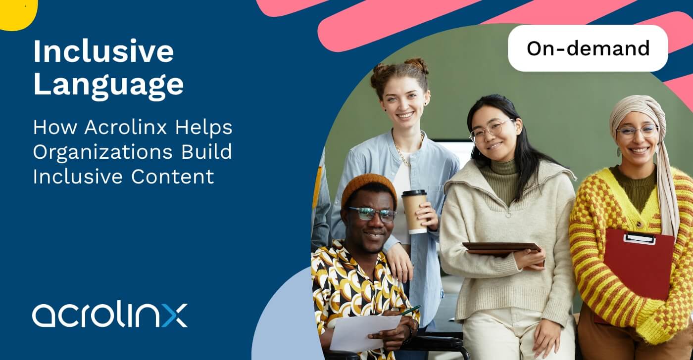 Inclusive language with acrolinx