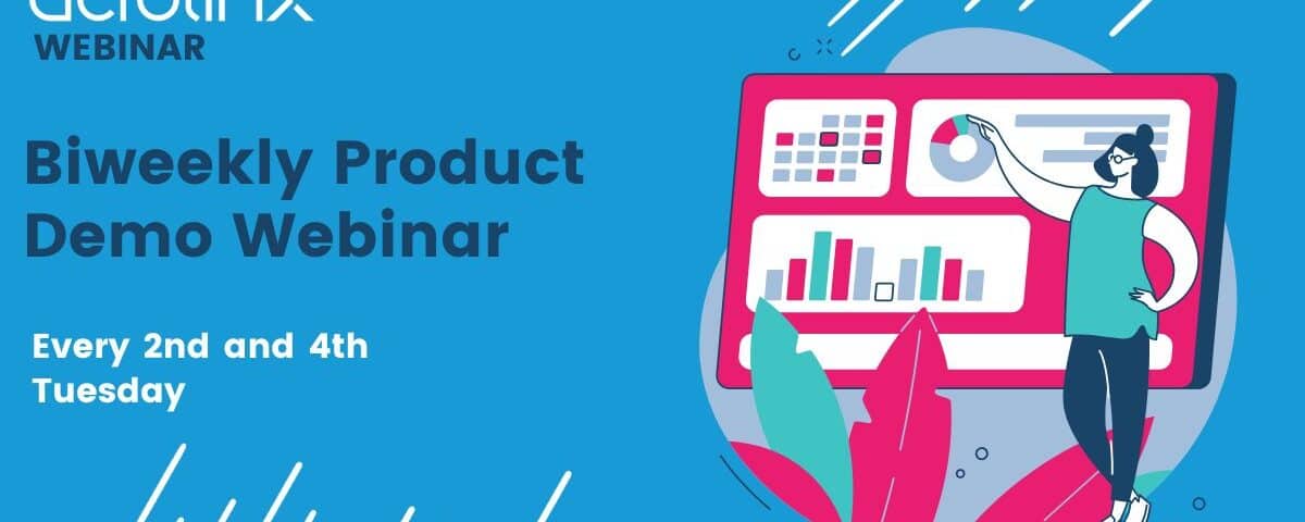 A poster for the Acrolinx demo webinar