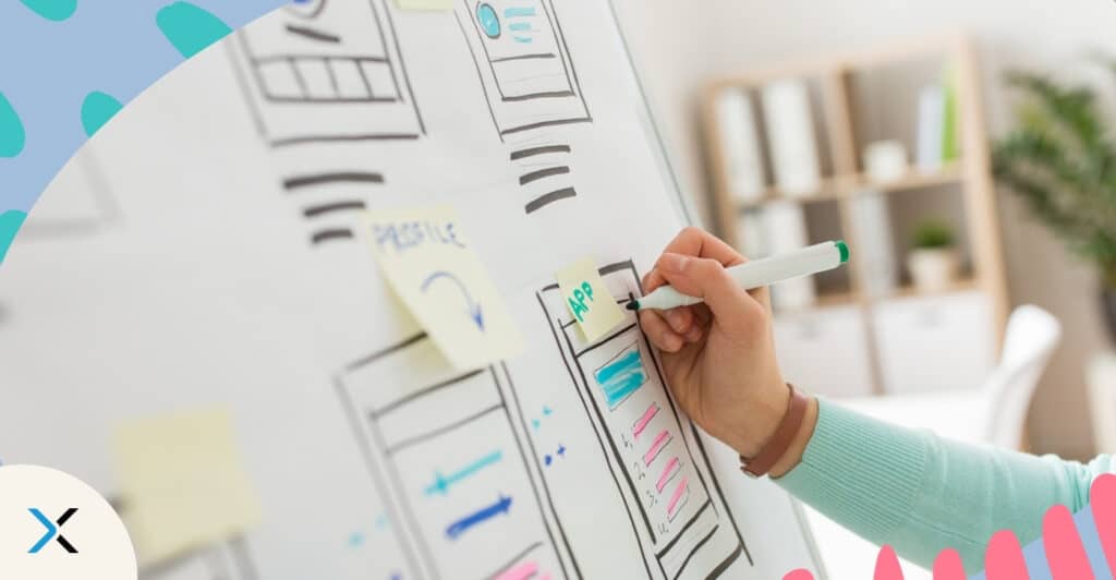 Website mocks up representing UX/UI & Microcopy design for a better user experience.