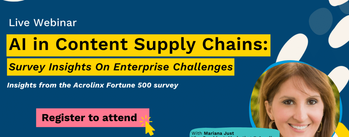 AI in the Content Supply Chain webinar.