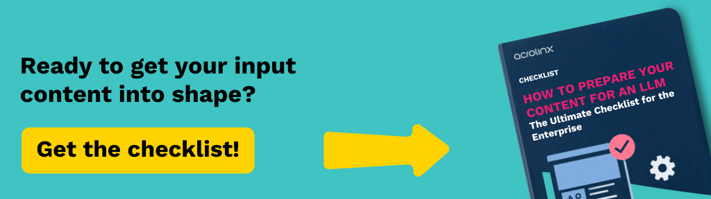 Download the LLM Checklist.