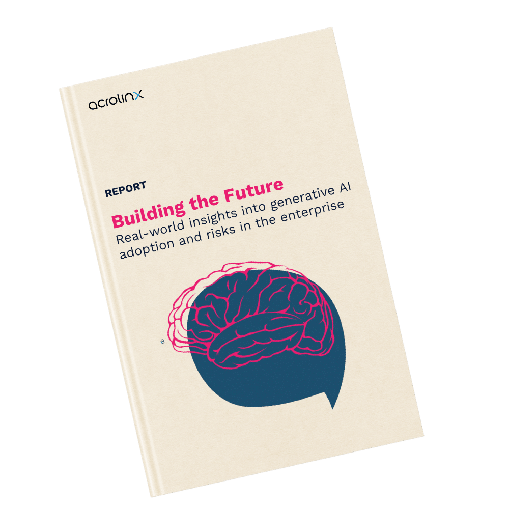 Cream book cover for the Building the Future report.