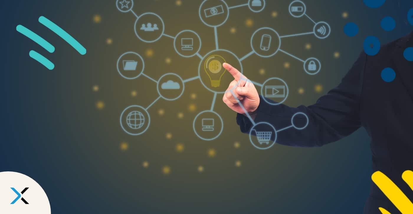 How AI Authoring Tools Have Transformed Technical Writing and Compliance A mindmap with different icons like "users" or "money" symbolizes the benefits of ai authoring tools.