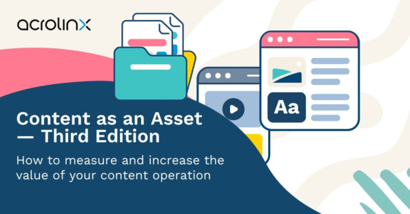 Banner promoting the third edition of the guide "Content as an Asset".
