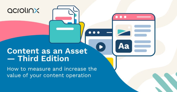Banner promoting the third edition of the guide "Content as an Asset".